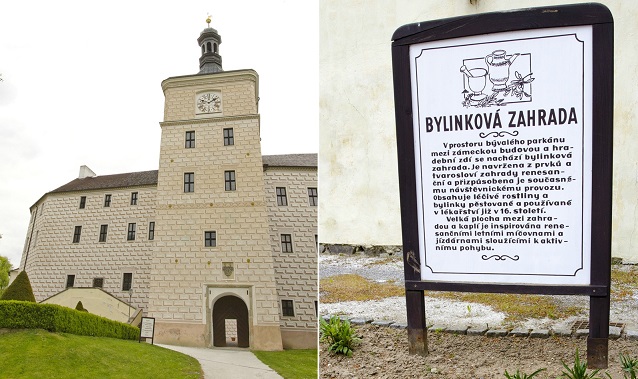 Bylinková zahrada zámek Březnice - fotografie, adresa, otevírací doba, informace
