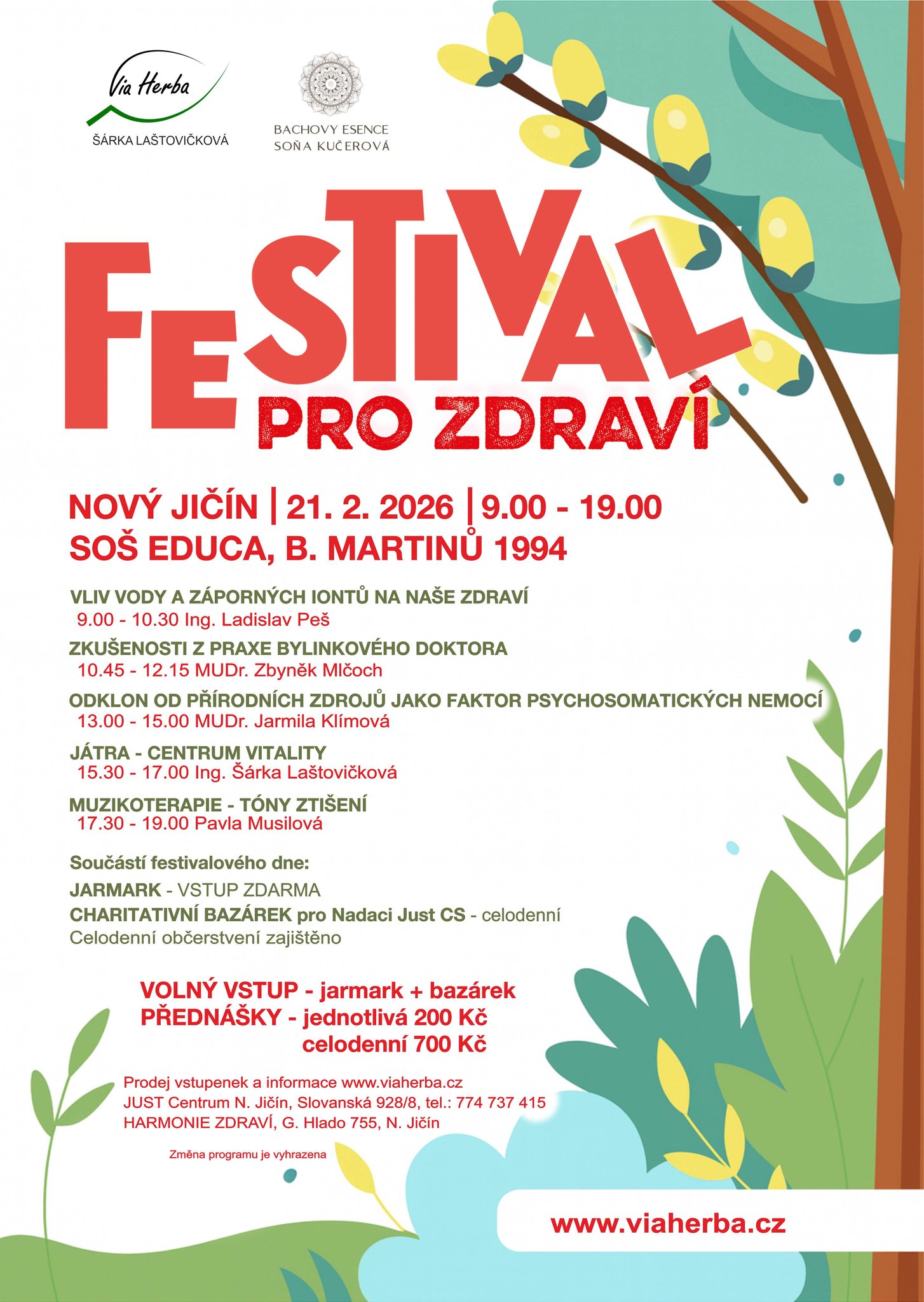 festival pro zdravi Novy Jicin 21 2 2026