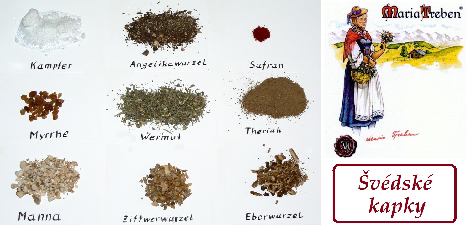 Švédské kapky (theriak) - účinky na zdraví, co léčí, použití, užívání, využití, recept, návod, postup výroby