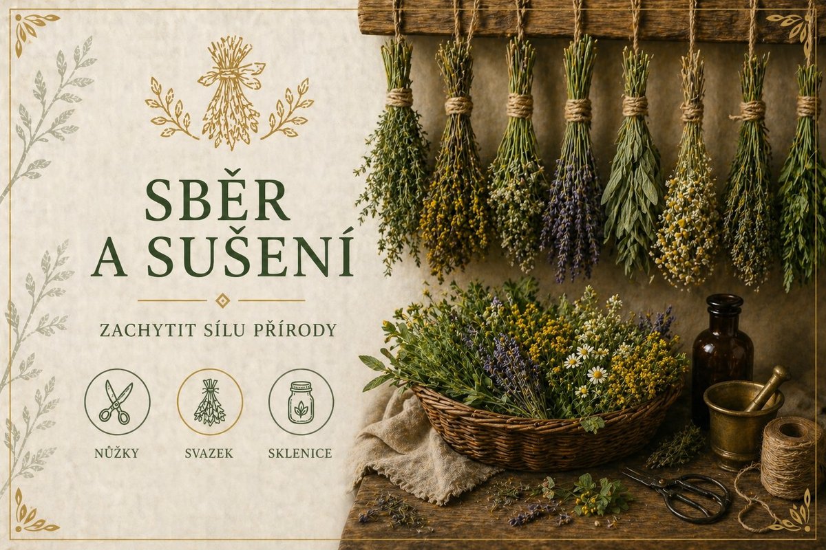 Sběr, sušení, míchání směsí